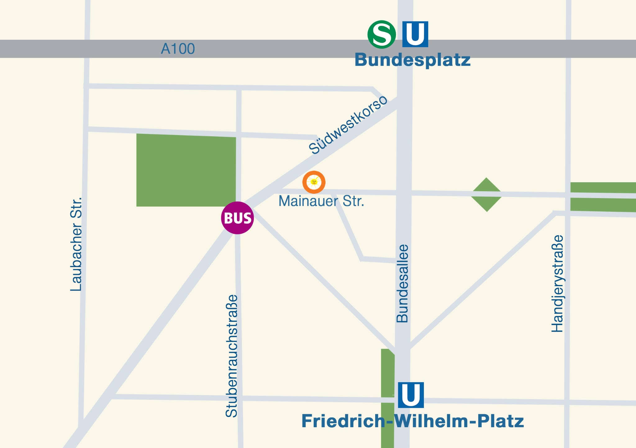Lageplan des Kinderladens